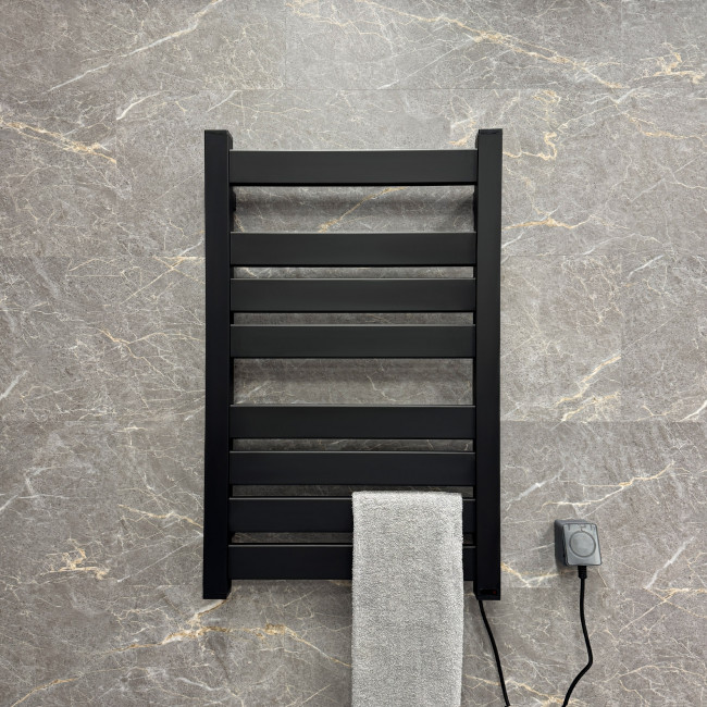 Полотенцесушитель электрический Fixsen HI-TECH 800х500 черный (FX-7500B)