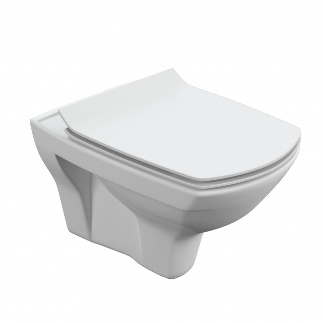 Подвесной унитаз Cersanit CARINA XL Clean On DPL EO slim (S-MZ-CARINA-XL-COn-S-DL-w)