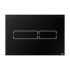 TECElux mini Электронная панель смыва, стекло, черная 9240961