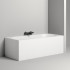 Salini Ornella Axis 190 Встраиваемая ванна 190х90х60см, прямоугольная, материал: S-Sense, цвет: белый глянцевый
