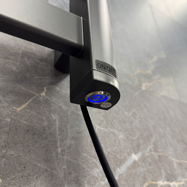 Полотенцесушитель электрический Fixsen BASIC 600х500 графит (FX-7400F)