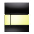 TECE TECEsquare Urinal Панель смыва для писсуара, стекло черное, цвет: золото 9242808