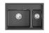 Кухонная мойка GRANULA кварц (7302i, ЧЁРНЫЙ) Кухонная мойка GRANULA кварц (7302i, ЧЁРНЫЙ)