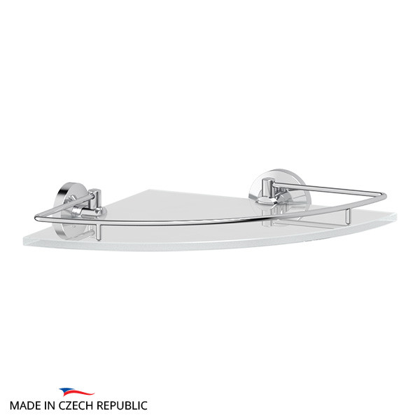 Полка угловая с ограничителем 28 см FBS Standard STA 012