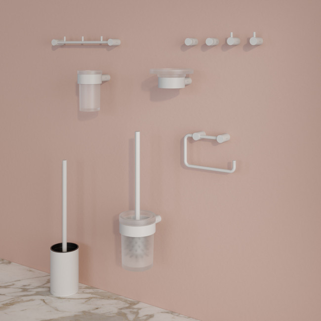 Стакан, нержавеющая сталь, Petite, белый матовый, IDDIS, PETWTSGi45