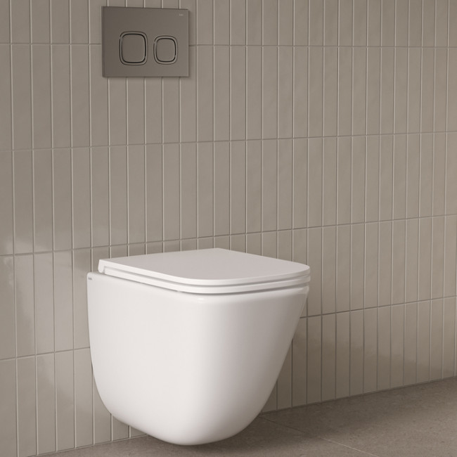 Унитаз подвесной безободковый c системой смыва Торнадо IDDIS Torr Q (TOQFDSEi25)