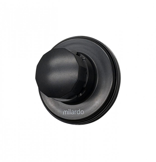 Держатель, ABS пластик, черный матовый, Easy, Milardo, EASBWP0M58 Держатель, ABS пластик, черный матовый, Easy, Milardo, EASBWP0M58