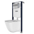 Комплект 3в1: подвесной унитаз, инсталляция и клавиша смыва хром IDDIS Basic (BASTQ01i73) Комплект 3в1: подвесной унитаз, инсталляция и клавиша смыва хром IDDIS Basic (BASTQ01i73)