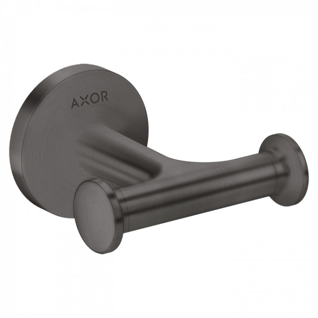 Axor Universal Circular Крючок двойной, подвесной, цвет: шлифованный черный хром Axor Universal Circular Крючок двойной, подвесной, цвет: шлифованный черный хром