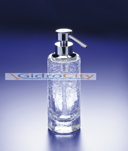 Диспенсер для жидкого мыла d.50x160h.(с эффектом битого хрусталя) Windisch Addition cracked crystal 90414