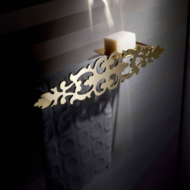 Bertocci Grimilde Полотенцедержатель 36см., подвесной, цвет: золото