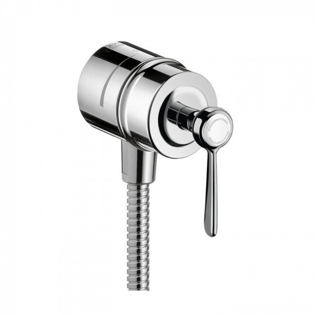 Axor Montreux, Шланговое подсоединение Fixfit Stop, с рычаговой рукояткой, цвет: хром