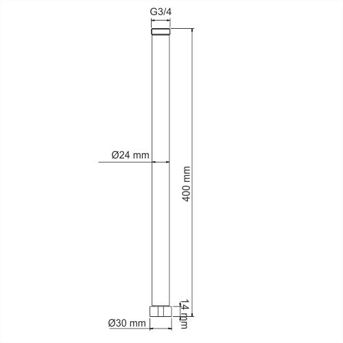 WasserKRAFT A210 Удлинитель для душевого комплекта, WasserKRAFT