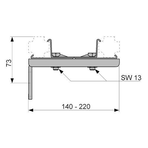TECEprofil Крепление двойное 9030011