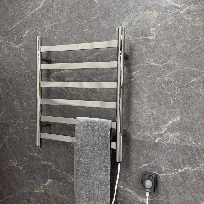 Полотенцесушитель электрический Fixsen TECHNO 600х500 хром (FX-7300) Полотенцесушитель электрический Fixsen TECHNO 600х500 хром (FX-7300)