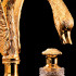 Devon&Devon Excelsior Swan Смеситель для раковины на три отверстия, цвет: золото 24к