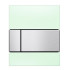 TECE TECEsquare Urinal Панель смыва для писсуара, стекло зеленое, цвет: нержавеющая сталь 9242804