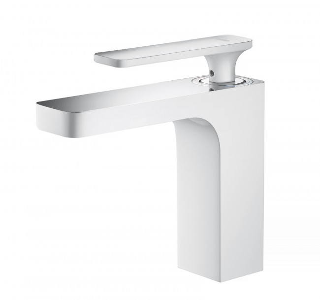 Смеситель для раковины Timo Torne хром-белый (4361/00-16F) Смеситель для раковины Timo Torne хром-белый (4361/00-16F)