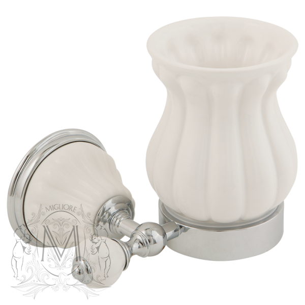 Стакан настенный Migliore Olivia ML.OLV-60.602.BI.CR