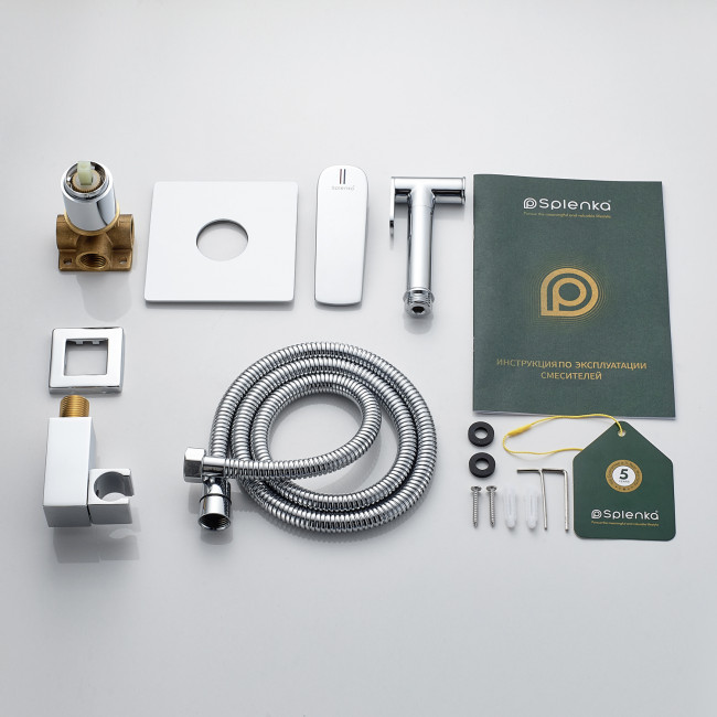 Смеситель Splenka с гигиеническим душем встраиваемый (S30.53) Смеситель Splenka с гигиеническим душем встраиваемый (S30.53)