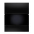 TECE TECEsquare Urinal Панель смыва для писсуара, стекло черное, цвет: черный 9242809