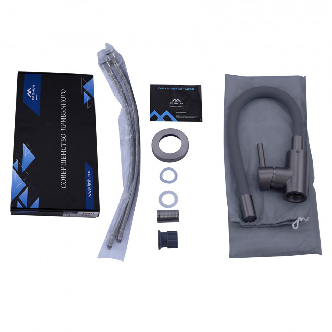 Смеситель для кухни FASHUN графит/серый (A54101N-17A) Смеситель для кухни FASHUN графит/серый (A54101N-17A)