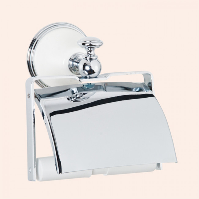 TW Harmony 219, держатель для т/б с крышкой, подвесной, цвет: белый/хром TW Harmony 219, держатель для т/б с крышкой, подвесной, цвет: белый/хром