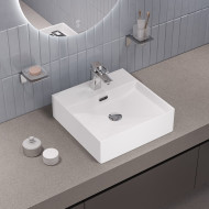 Умывальник накладной/подвесной, белый глянцевый, Bild, IDDIS, BILWS42i27 Умывальник накладной/подвесной, белый глянцевый, Bild, IDDIS, BILWS42i27