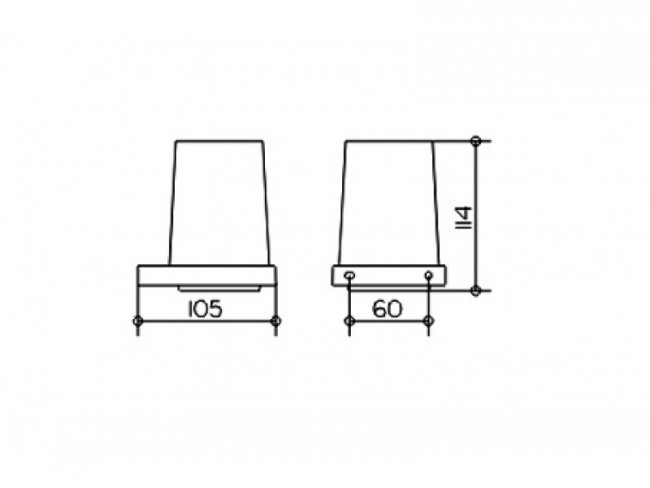 Стакан с держателем Keuco Edition 11 11150 019000