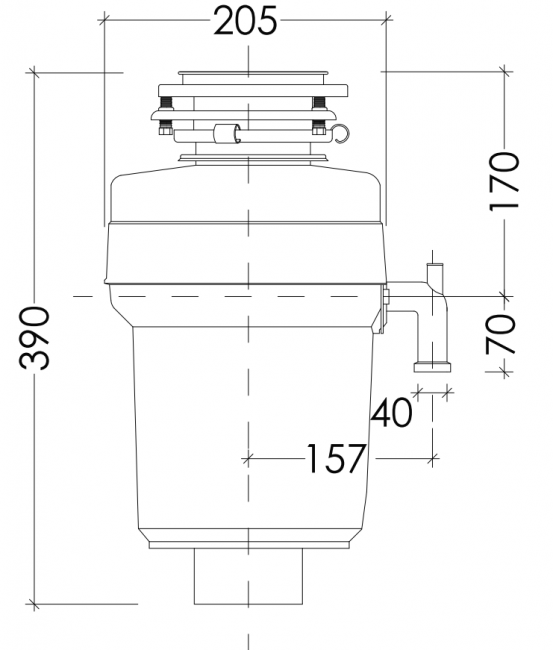 Измельчитель пищевых отходов WASTE FIGHTER F-42 Premium Измельчитель пищевых отходов WASTE FIGHTER F-42 Premium