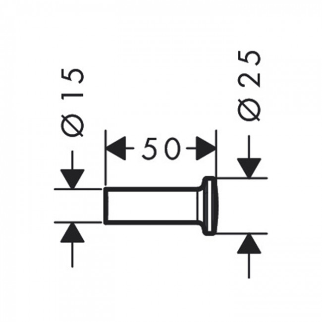 Axor Universal Circular Крючок, подвесной, цвет: черный матовый Axor Universal Circular Крючок, подвесной, цвет: черный матовый