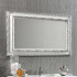 Eban MARIKA зеркало 90х70см в раме, цвет: серебро/белый