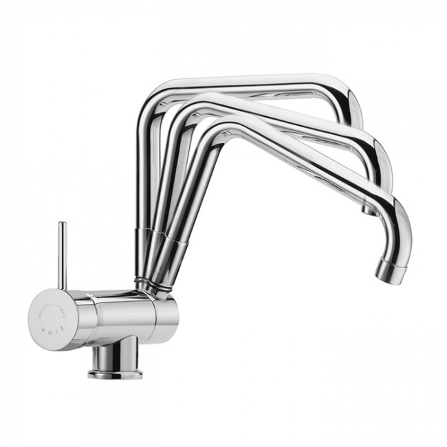 Carlo Frattini Kitchen Смеситель для кухни опускающимся изливом, цвет: хром Carlo Frattini Kitchen Смеситель для кухни опускающимся изливом, цвет: хром