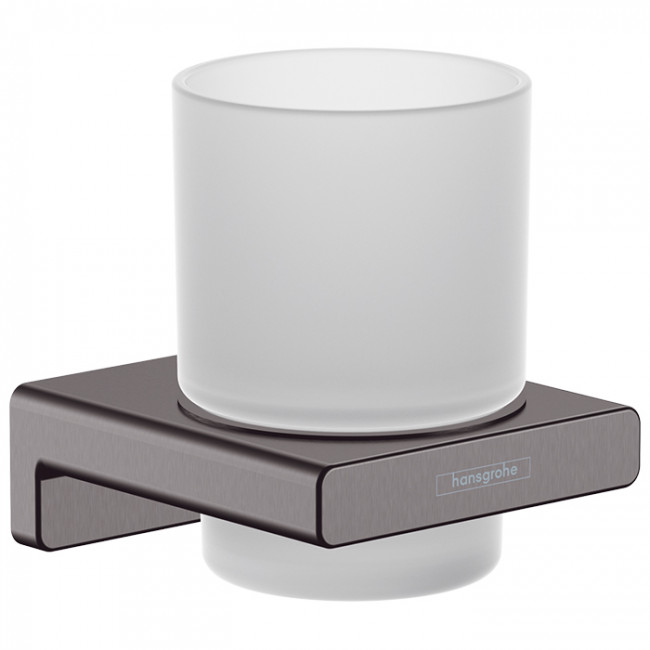 Hansgrohe AddStoris Стакан для зубных щеток, цвет: шлифованный черный хром