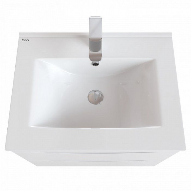 Тумба с раковиной IDDIS Cloud 60 подвесная белая (CLO60W0i95K)