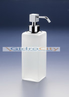 Дозатор для жидкого мыла 50x50x165h. Windisch Box crystal mate 90412M