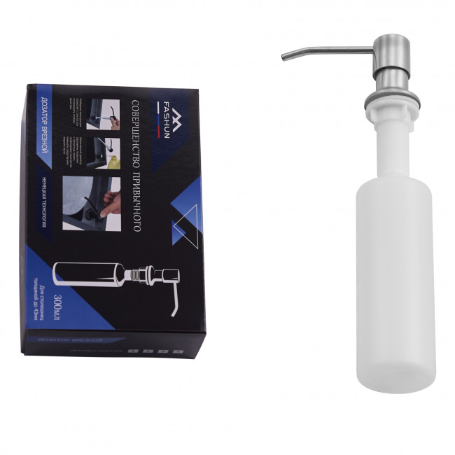 Дозатор для кухонной мойки FASHUN сатин (A403) Дозатор для кухонной мойки FASHUN сатин (A403)