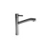Fantini AF/21 Смеситель для раковины, 1 отв., излив: 21.7 см, цвет: матовая натуральная сталь