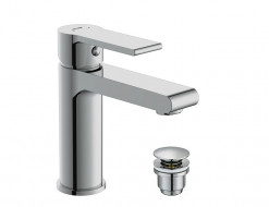 Смеситель для раковины Cersanit BRASKO однорычажный клик клак (63020)