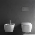 Antonio Lupi Komodo Унитаз подвесной безободковый, 54х36х26h см, с сиденьем микролифт, цвет: белый матовый
