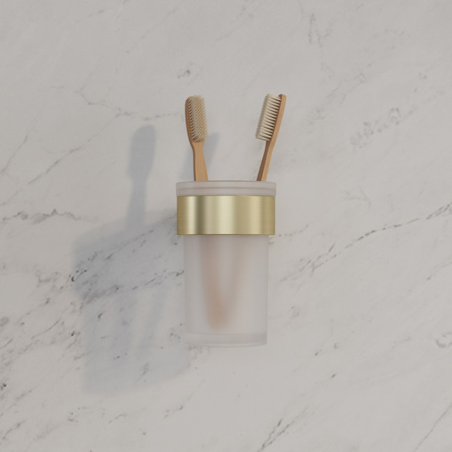 Стакан для зубных щеток IDDIS Petite нержавеющая сталь, золото матовое (PETG0SGi45) Стакан для зубных щеток IDDIS Petite нержавеющая сталь, золото матовое (PETG0SGi45)