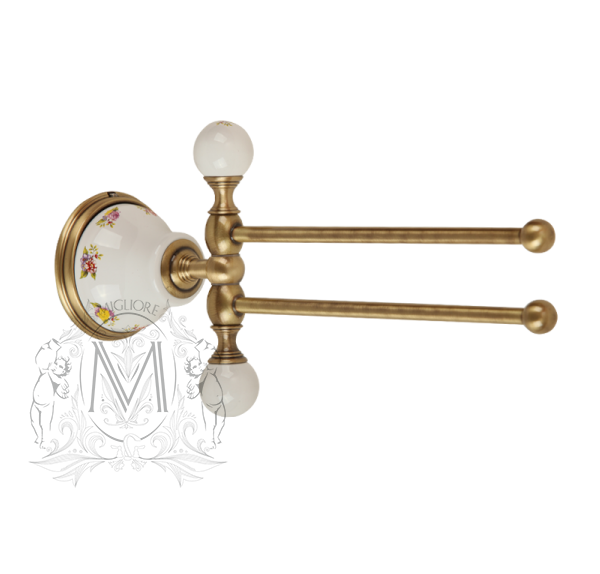 Полотенцедержатель двойной поворотный Migliore Provance ML.PRO-60.524 Полотенцедержатель двойной поворотный Migliore Provance ML.PRO-60.524