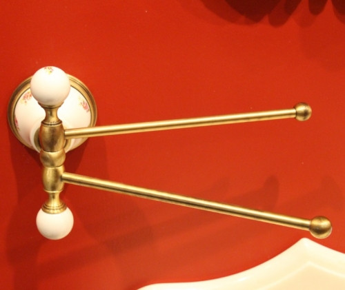 Полотенцедержатель двойной поворотный Migliore Provance ML.PRO-60.524 Полотенцедержатель двойной поворотный Migliore Provance ML.PRO-60.524