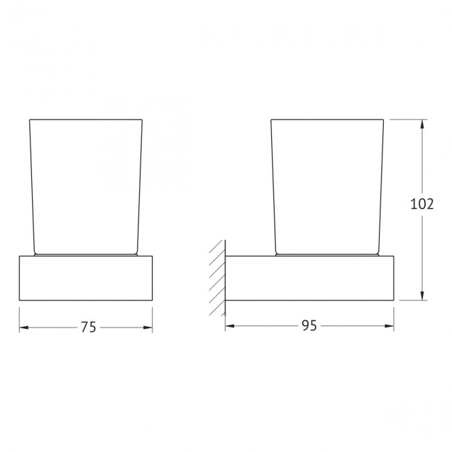 Стакан Artwelle Regen 8321