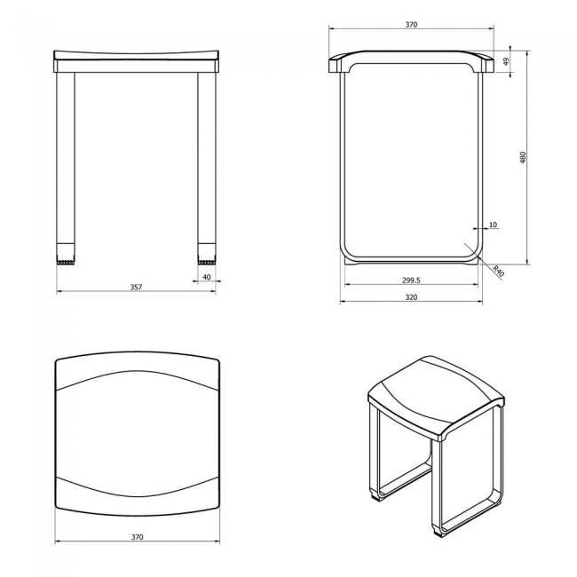 Табурет Langberger Accessories 70193-AN