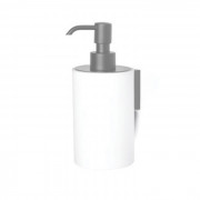Bertocci Trecento Дозатор для жидкого мыла, подвесной композит, цвет: белый матовый/хром