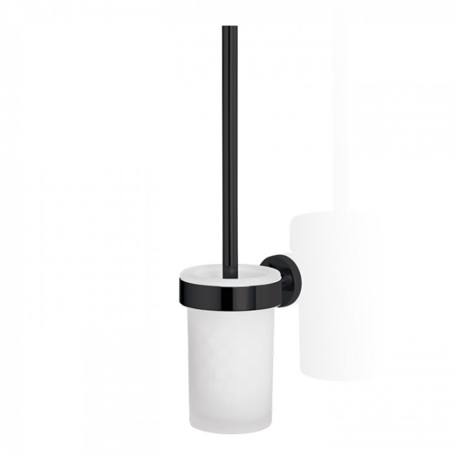 Decor Walther Basic WBG Туалетный ершик, подвесной, цвет: черный матовый Decor Walther Basic WBG Туалетный ершик, подвесной, цвет: черный матовый