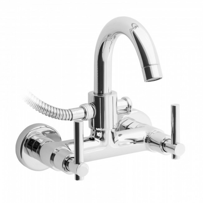 Смеситель для ванны Bongio T Lever, цвет: хром