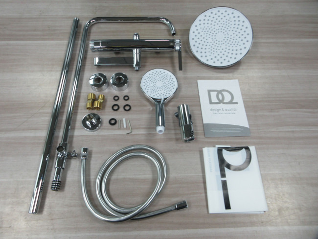 Душевая система со смесителем DQ Bonn хром (DA1703701)