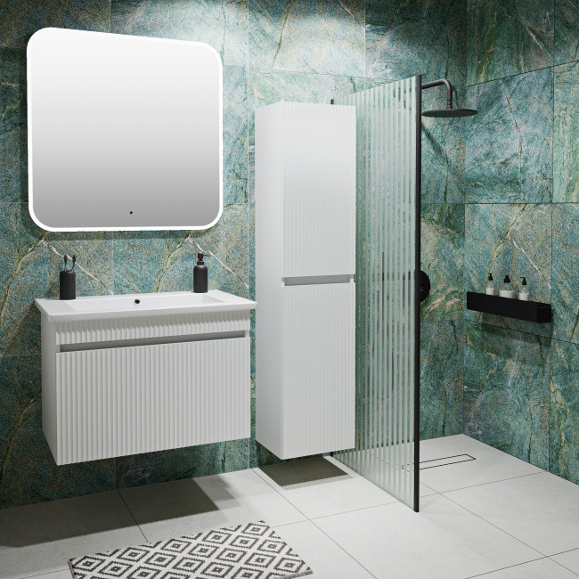 Шкаф-колонна Runo Модена белый (00-00003974) Шкаф-колонна Runo Модена белый (00-00003974)